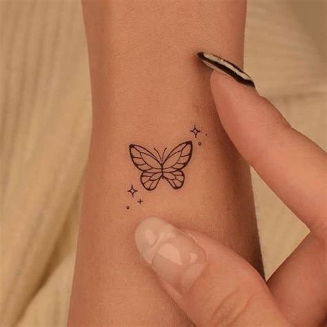 Simbolismo E Delicadeza Mini Tatuagens De Borboletas P Gina De