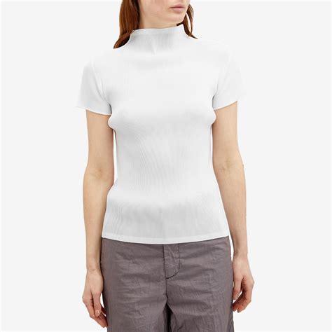 Pleats Please Issey Miyake Women S Mist Basics Top In White Pleats