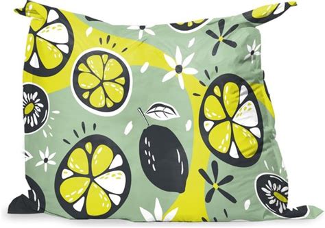 PillowMonkey Zitzak Zomer Bloemen Fruit 140x100 Cm Binnen En