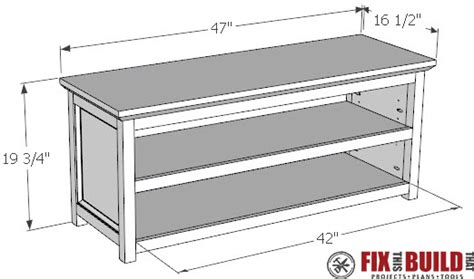 Diy Entryway Shoe Storage Bench Fixthisbuildthat