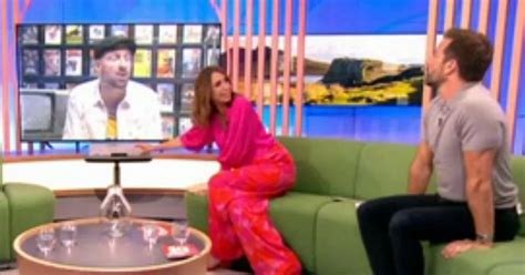 The One Show S Alex Jones Scolds Co Host Gethin Jones For Ruining