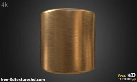 Copper Brushed 3d Textures Bpr Material Seamless High Res Free Download