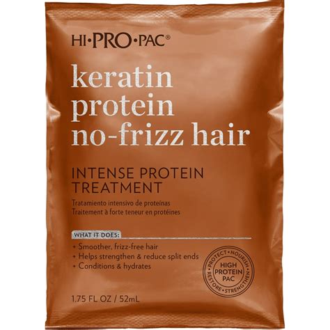 Hi Pro Pac Keratin Protein No Frizz Hair Intense Protein Treatment 1 75 Oz