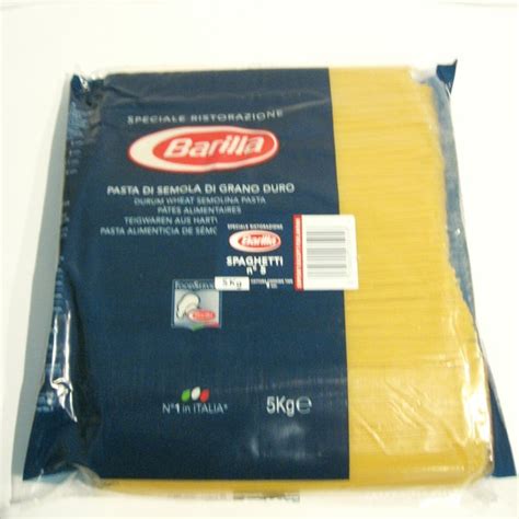 Barilla Spaghetti Nr. 5 Großpackung 5 kg. - Party & Feinkost Shop ...
