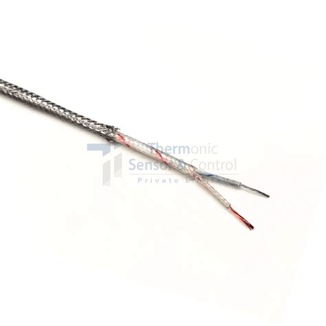 Fiberglass Fiberglass Ss Braided Thermocouple Wire Thermonicindia