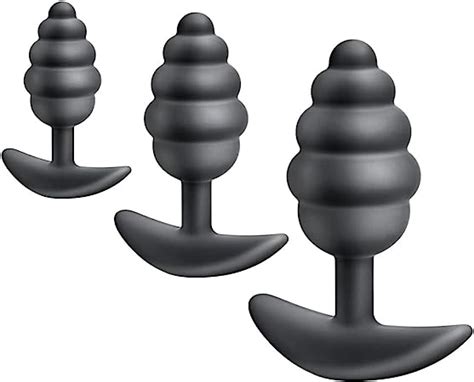 Amazon PCS Thread Anal Plug Training Kit Sex Toys Silicone Butt Plugs Training Set For