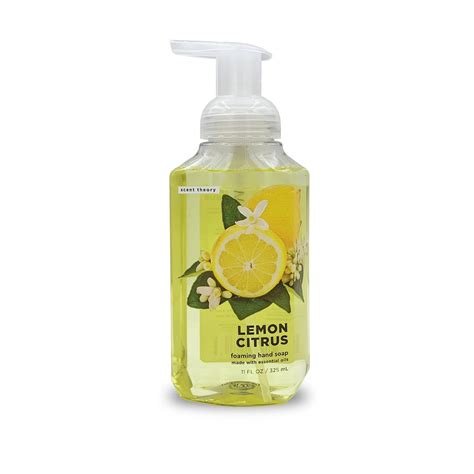 Scent Theory Foaming Hand Soap Lemon Citrus 11 Fl Oz Made With Essential Oils Gently