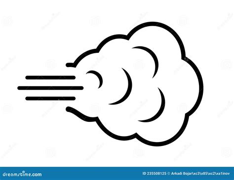 air puff cloud vector cartoon cartoondealercom