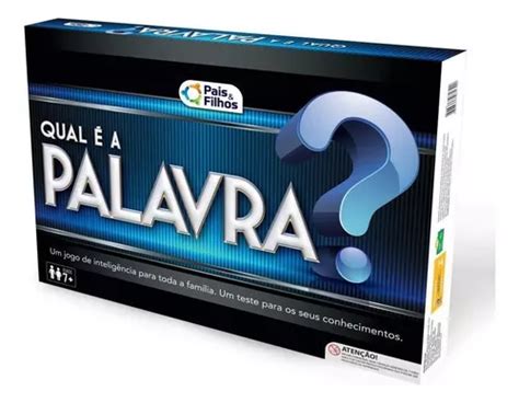 Jogo De Tabuleiro Qual A Palavra Brinquedo Divertido Mercadolivre