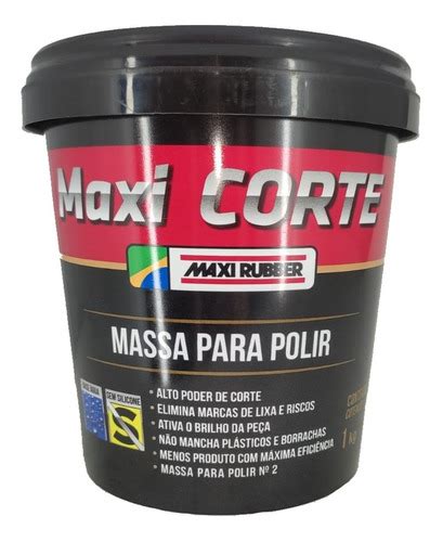 Massa De Polir Automotivo Maxi Corte Base Água Polimento 1kg MercadoLivre