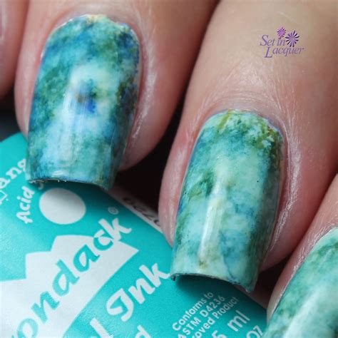 Alcohol Ink Makes For Marvelous Marbled Nail Art Sharpie Nails