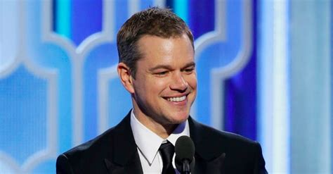 Matt Damon Acceptance Speech Golden Globes 2016 | POPSUGAR Celebrity