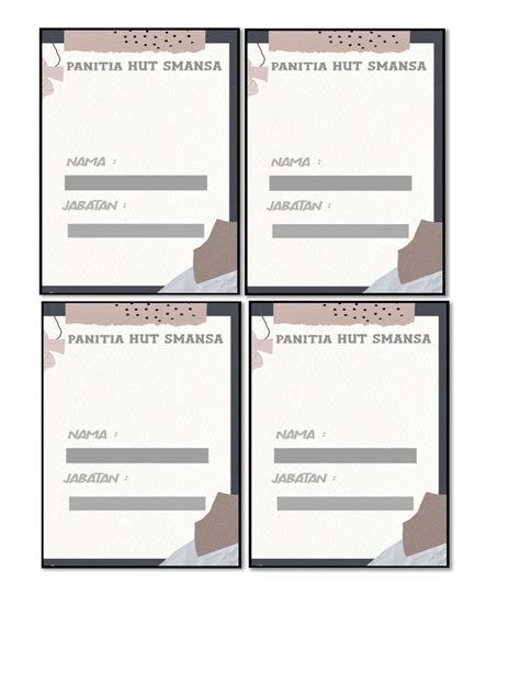 Staff Id Card Design | PDF