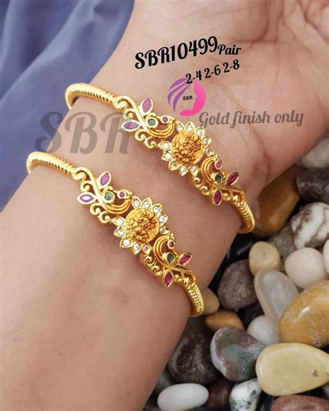 Pin By Sravya Gowda On Bangles Bracelets Delicate Gold Jewelry Gold