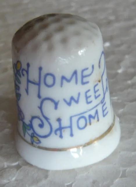 D Coudre De Collection En Porcelaine D Cor Home Sweet Home Eur