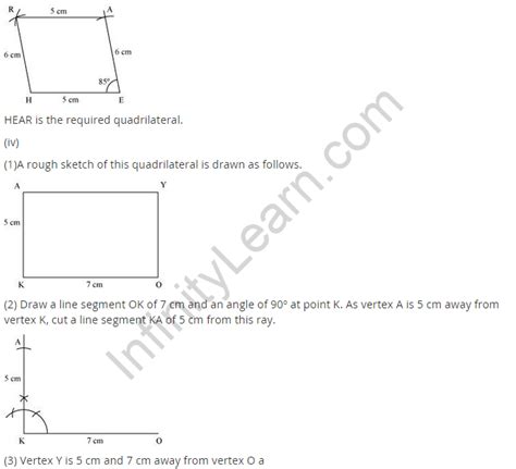 Ncert Solutions For Class 8 Maths Chapter 4 Practical Geometry Ex 43 Infinity Learn By Sri