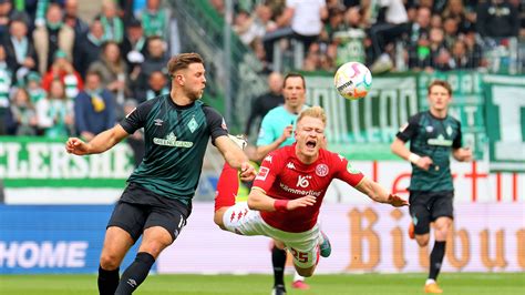 Liveticker 1 FSV Mainz 05 Werder Bremen 2 2 27 Spieltag