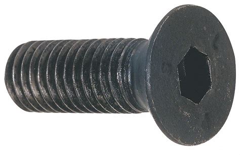 GRAINGER APPROVED Flat Socket Flat Head Cap Screw 1 2 13 Steel