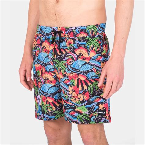 Hurley Fa Cannonball Volley Men S Swim Shorts Multicolor