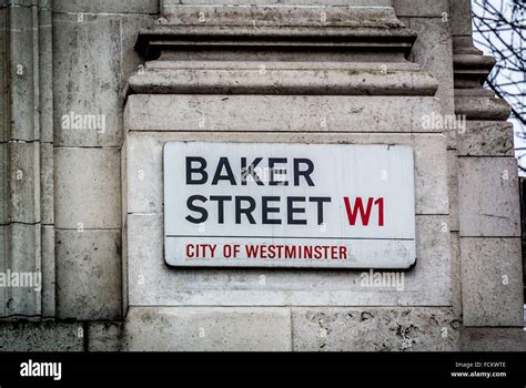 Baker Street sign, London, UK Stock Photo - Alamy