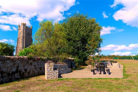 Moretonhampstead Devon Park and Church Dartmoor England UK Stock Image ...