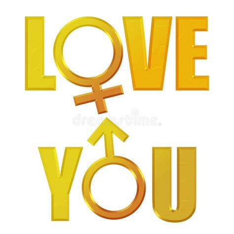 Love You Stock Illustration Illustration Of Woman Female 12672122