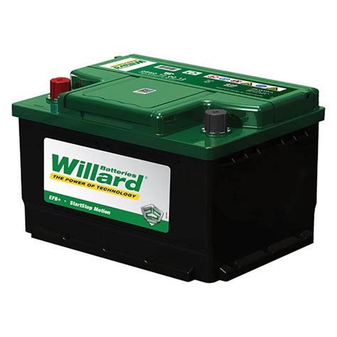 Willard 669 12v 80ah 590cca Lead Acid Car Battery Global Batteries Sa