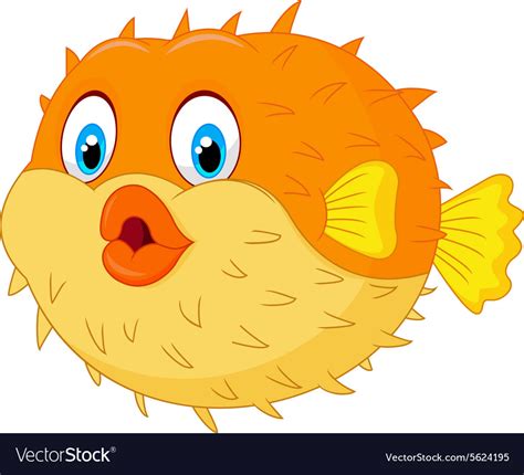 24 Puffer Fish Clipart : Free Coloring Pages