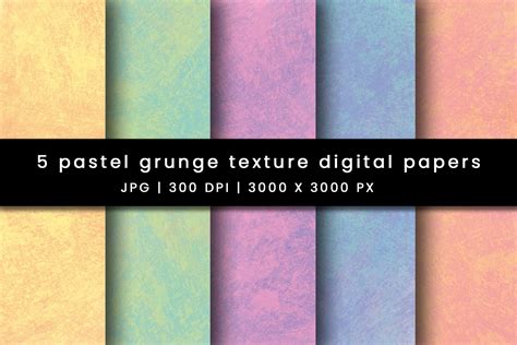 Pastel Grunge Texture Digital Papers Graphic By Pugazh Logan Creative