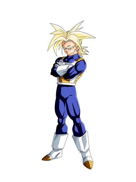 Trunks Ssj1 Traje Sayayin By Mechagodzilla2004 On Deviantart