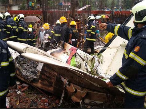 Mumbai Plane Crash Chartered Plane Crashes In Mumbais Ghatkopar Suburbs Mumbai News Times