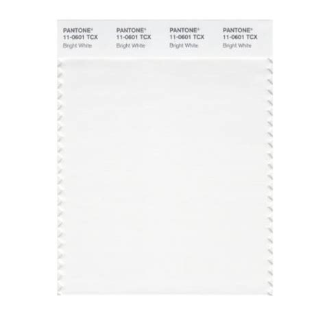 Pantone Smart X Color Swatch Card Bright White