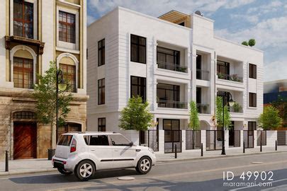 6-plex Apartments building - ID 49902 - Design by Maramani.com