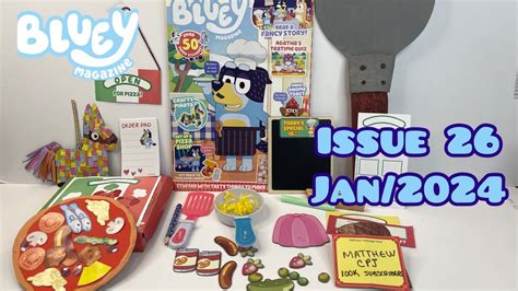 Bluey Magazine Issue Jan With Lets Play Fancy Restaurante