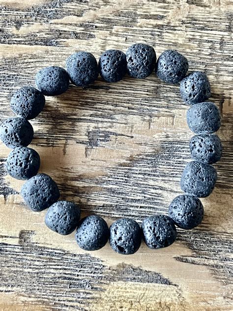 Lava Stone Diffuser Bracelet 10mm Mama Moon Rocks