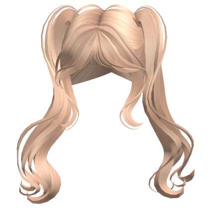 Layered Twirly Pigtails Blonde Roblox