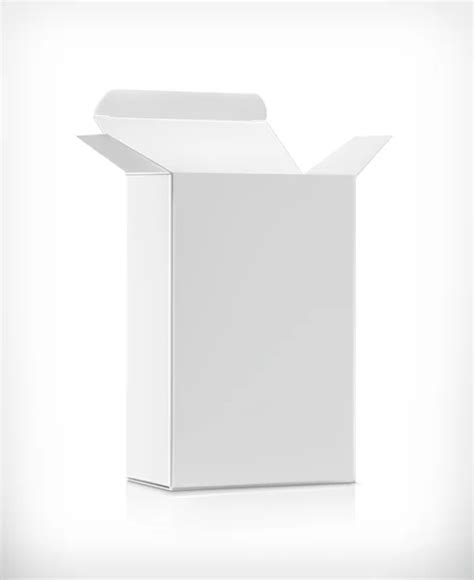 White Carton Vector Art Stock Images Depositphotos