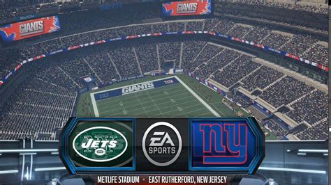 Madden Nfl 16 New York Jets Vs New York Giants Gameplay Hd Youtube