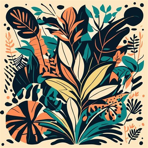 Premium Vector Isolated Rainforest Leaf Vector Graphics