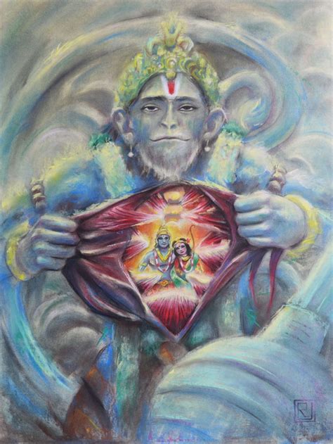 Lord Hanuman Anjaneyar Charcoal Poster Prints Etsy Canada Ganesh