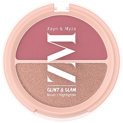 Buy Zm Zayn Myza Glint Glam Blush Highlighter Duo Blends