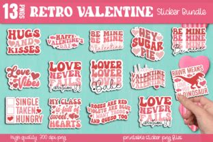 Mega Valentine S Day Stickers Bundle Graphic By Craftart Creative Fabrica