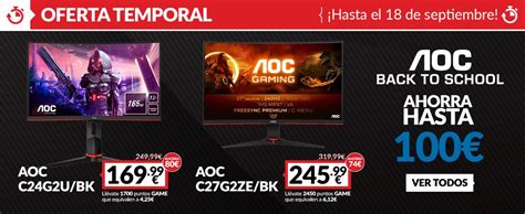 Game Espa A On Twitter Ahorra Hasta En Tu Nuevo Monitor Aoc La