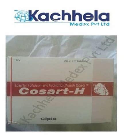 Cosart H Losartan Potassium And Hydrochlorothiazide Tablet Ip X