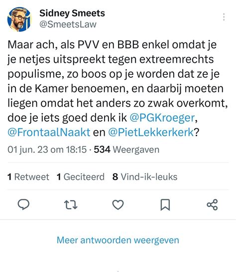 Nun Oostersen Patriot On Twitter Rt Sandervandam Netjes