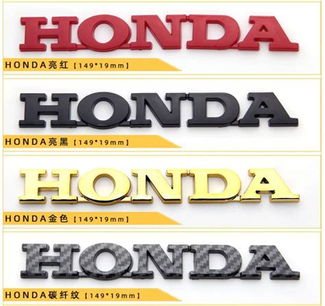 Stiker Untuk Honda Emblem Huruf Logo Bagasi Belakang Untuk City Civic