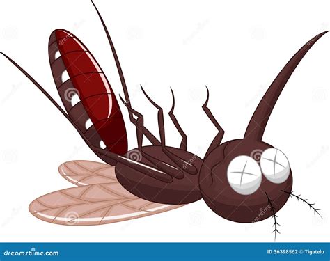 Desenhos Animados Do Mosquito Da Morte Ilustra O Do Vetor Ilustra O