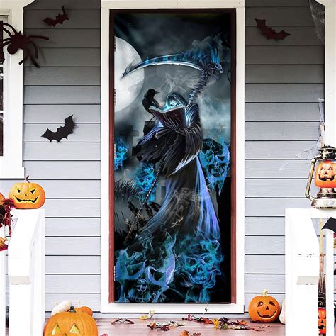 Grim Reaper Halloween Door Cover Bnn511d Flagwix