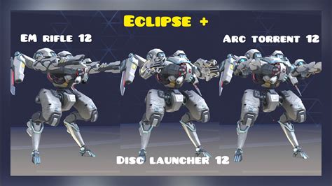 Mech Arena Eclipse Em Rifle Arc Torrent Disc Launcher