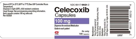 Celecoxib Capsules Fda Prescribing Information Side Effects And Uses